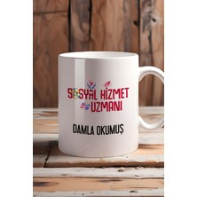 Kişiye Özel Sosyal Hizmet Uzmanı Beyaz Kupa Bardak