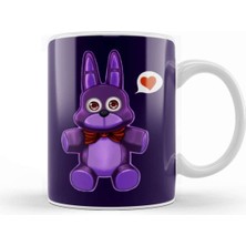 Sevimli Bonnie Peluş Kupa, Şık Porselen Tasarım, Kaliteli ve Kullanışlı Ürün.