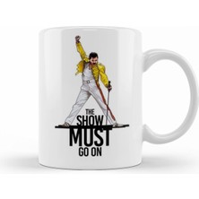 Freddie Mercury Tasarımlı Porselen Kupa Bardak, Şık ve Dayanıklı Tasarım