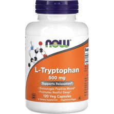 Now L-Tryptophan 500 Mg 120 Capsules