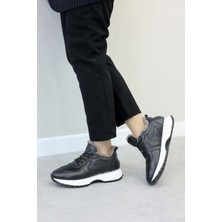 Fast Step Hakiki Deri Kürklü  Kadın Casual Ayakkabı 136KZA502-2