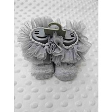 Berkaysun Tekstilden Pamuklu Tüllü Kokoş Bebek Çorabı