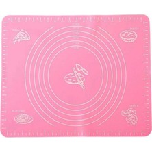 50X40 cm Silikon Hamur Açma Matı, Kolay ve Pratik Kullanım Için Ideal