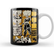 Son Gohan Dragon Ball Z Manga Panel Porselen Kupa Bardak, Şık ve Kaliteli Tasarım