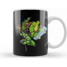 Ninja Turtles Power Kupa Bardak, Porselen, Beyaz, Dayanıklı ve Şık Tasarım