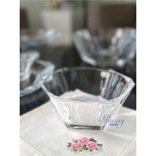 Turuncu Kristal Cam Kase, Sunum ve Servis Için Şık Serisi