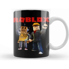 Beyaz Roblox Builder Porselen Kupa Bardak, Şık ve Kullanışlı Tasarım.