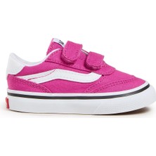 Vans Brooklyn LS V Pembe Unisex Çocuk Sneaker