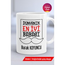 Kişiye Özel En Güzel Babaya Beyaz Kupa Bardak Hediye