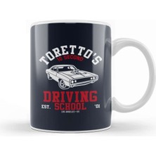 Hızlı ve Öfkeli Temalı Porselen Kupa Bardak, Şık ve Dayanıklı Tasarım