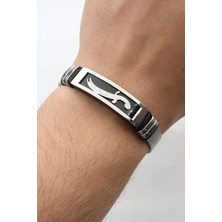 Hz. Ali Zülfikar Kılıcı Saat Kordon Tasarımlı Paslanmaz Çelik Bileklik 902119