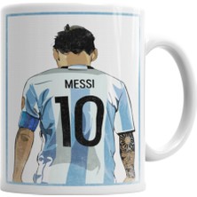 Argentina Messi Temalı Porselen Kupa, Şık ve Kaliteli Tasarım, Ideal Hediye Seçeneği