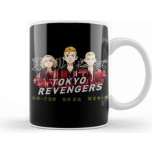 Tokyo Revengers Tasarımlı Şık Beyaz Porselen Kupa Bardak