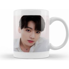 Gri Porselen Jungkook Kupa Bardak, Şık ve Kullanışlı Tasarım