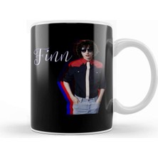 Finn Wolfhard 05 Porselen Kupa Bardak, Beyaz, Şık ve Dayanıklı Tasarım