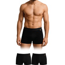 Dayco Premium Bambu Erkek Boxer Ikili Paket Siyah Renk - BBX102-XL-SYH-CIFT