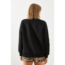 Shade Kadın Leopar Baskılı Sweatshirt
