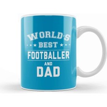 En Güzel Babaya Özel Porselen Kupa, Gitar ve Baba Temalı, Beyaz Renk