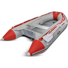 Fishika 270cm Kırmızı Alüminyum Taban Omurgalı Şişme Bot