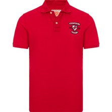 Routefield Prime Erkek Kırmızı Polo Tişört
