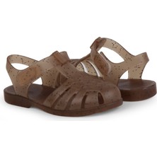 Igor 30-34 Numra Arası Clasica V.black Glitter Sandalet - Kahve
