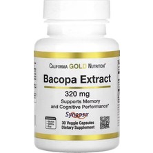 California Gold Nutrition California Gold Bacopa 320 30 Kapsül