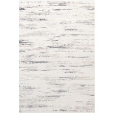 Icon IC001M Krem Modern Lacivert Desen Akrilik Pamuk Tabanlı Salon Koridor 4 Mevsim Halı