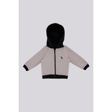 GB Baby Bg Store %100 Pamuk Erkek Bebek Gri Eşofman Takım Cep Özelliği ile Konforlu Sezonluk Giysi