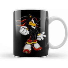 Shadow The Hedgehog Temalı Porselen Kupa, Şık ve Kullanışlı Içecek Kabı