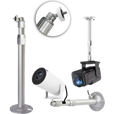 Microcase Metal Uzayabilen Döner Başlıklı Cctv Kamera Projeksiyon Duvara Monte Askı APARATI-AL5282