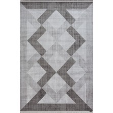 Trend 4102 Gri Akrilik Pamuk Yumuşak Modern Mutfak Yatak Odası Salon Oturma Halısı