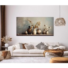 Bestablo Eskitme Vazolar Modern Kanvas Tablo , Ev Dekoru Bestablo