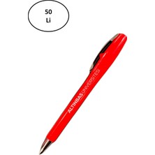 Pensan Üçgen Tr-23 Tükenmez Kalem Kırmızı 50 Li