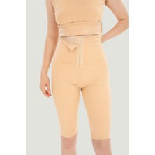 Avennies Termal Sauna Şort Korse Kadın 4XL Agraflı Kopçalı Düz Renkli Vücut Şekillendirici Konforlu Kullanım