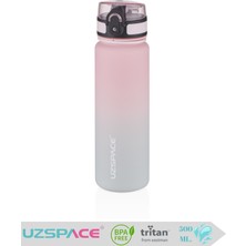 Uzspace Çift Renk Suluk-Matara 500 Ml. (Pipetsiz/rahat Içim)