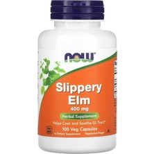 Now Foods Slippery Elm 400 mg 100 Veg Capsules
