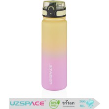Uzspace Çift Renk Suluk-Matara 500 Ml. (Pipetsiz/rahat Içim)