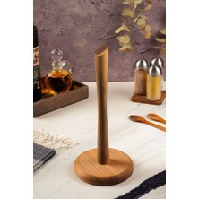 Ceviz Ağacı Tezgah Üstü Kağıt Havluluk, Şık ve Kullanışlı Mutfak Aksesuarı