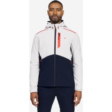 Tribord Erkek Rüzgar Kesen Yelkenli Montu - Açık Gri/siyah - Softshell 500