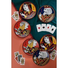 Renkli 6 Kişilik Pasta Takımı, Şık ve Kullanışlı Çeyizlik Set