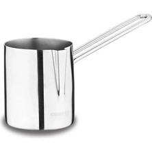 Şık 3 Fincan Satin Cezve, Gri Renk, Kaliteli ve Dayanıklı Tasarım