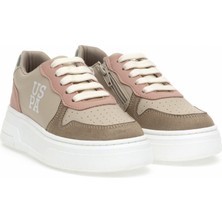 U.S. Polo Assn. Kız Çocuk Bej Sneaker Ayakkabı 50315546-VR011