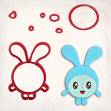 Babyriki Krash Detay Kurabiye Kalıp Seti 6’lı