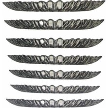 Beyaz 7 Parça Pasta Servis Tabağı Seti, Şık ve Kullanışlı Ev Dekoru Ürünü