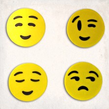 Emoji Set 3 Detay Kurabiye Kalıp Seti 7’li