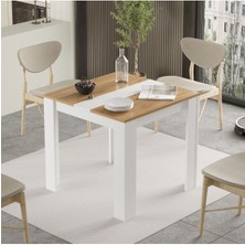 Aven Yemek Masası 80X80 Sepet-Beyaz AVE20-SW