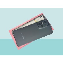 Tkgz - Samsung Galaxy A33 Full Kasa Arka Kapak Batarya Kapağı - Siyah