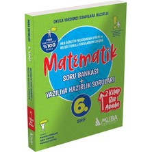 Muba 2026 6. Sınıf Matematik Soru Bankası + Yazılıya Hazırlık Soruları 2'si 1 Arada Yeni Müfredata Uygundur
