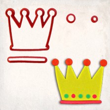 Peppa Pig Taç Detay Kurabiye Kalıp Seti 4’lü