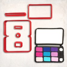 Makyaj Kutusu Detay Kurabiye Kalıp Seti 6’lı